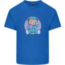 Tested Positive for Tired Teddy Bear Sleeping Kids T-Shirt Childrens Royal Blue