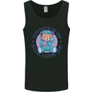 Tested Positive for Tired Teddy Bear Sleeping Mens Vest Tank Top Black