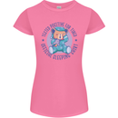 Tested Positive for Tired Teddy Bear Sleeping Womens Petite Cut T-Shirt Azalea