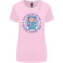 Tested Positive for Tired Teddy Bear Sleeping Womens Wider Cut T-Shirt Light Pink