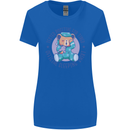 Tested Positive for Tired Teddy Bear Sleeping Womens Wider Cut T-Shirt Royal Blue