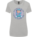 Tested Positive for Tired Teddy Bear Sleeping Womens Wider Cut T-Shirt Sports Grey