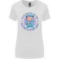 Tested Positive for Tired Teddy Bear Sleeping Womens Wider Cut T-Shirt White