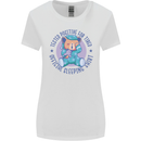 Tested Positive for Tired Teddy Bear Sleeping Womens Wider Cut T-Shirt White