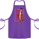 Tetsuo Shima Japanese Anime Cotton Apron 100% Organic Purple