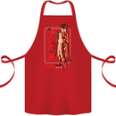 Tetsuo Shima Japanese Anime Cotton Apron 100% Organic Red