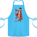 Tetsuo Shima Japanese Anime Cotton Apron 100% Organic Turquoise
