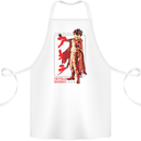 Tetsuo Shima Japanese Anime Cotton Apron 100% Organic White