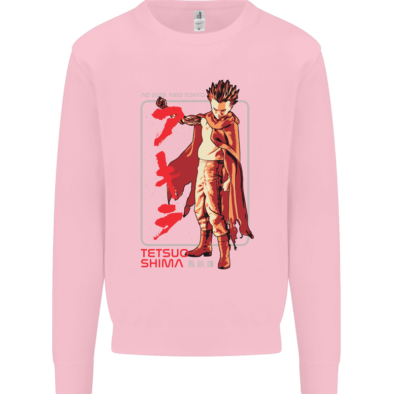 Tetsuo Shima Japanese Anime Kids Sweatshirt Jumper Light Pink