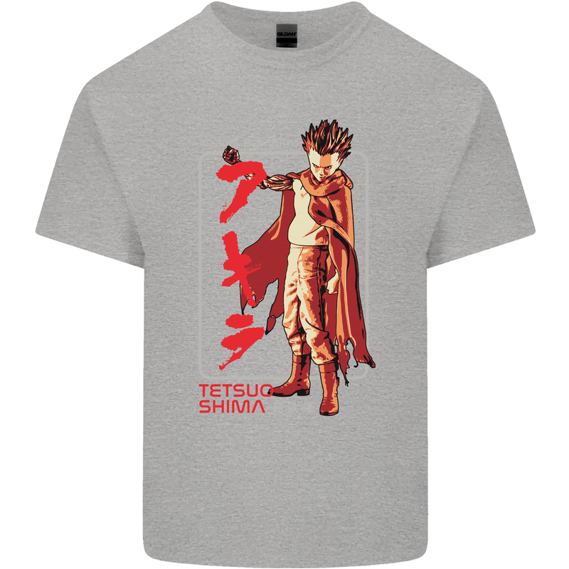 Tetsuo Shima Japanese Anime Kids T-Shirt Childrens Sports Grey