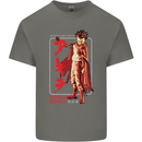 Tetsuo Shima Japanese Anime Mens Cotton T-Shirt Tee Top Charcoal