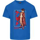 Tetsuo Shima Japanese Anime Mens Cotton T-Shirt Tee Top Royal Blue