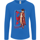 Tetsuo Shima Japanese Anime Mens Long Sleeve T-Shirt Royal Blue