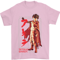 Tetsuo Shima Japanese Anime Mens T-Shirt Cotton Gildan Light Pink