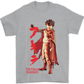 Tetsuo Shima Japanese Anime Mens T-Shirt Cotton Gildan Sports Grey