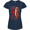 Tetsuo Shima Japanese Anime Womens Petite Cut T-Shirt Navy Blue
