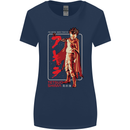 Tetsuo Shima Japanese Anime Womens Wider Cut T-Shirt Navy Blue