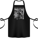 Teutonic Knight Never Give Up Crusader Gym Cotton Apron 100% Organic Black