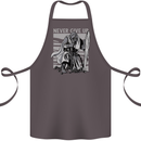 Teutonic Knight Never Give Up Crusader Gym Cotton Apron 100% Organic Dark Grey