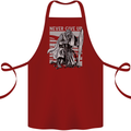 Teutonic Knight Never Give Up Crusader Gym Cotton Apron 100% Organic Maroon