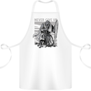 Teutonic Knight Never Give Up Crusader Gym Cotton Apron 100% Organic White