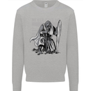 Teutonic Knight Never Give Up Crusader Gym Mens Sweatshirt Jumper Sports Grey