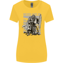 Teutonic Knight Never Give Up Crusader Gym Womens Wider Cut T-Shirt Yellow