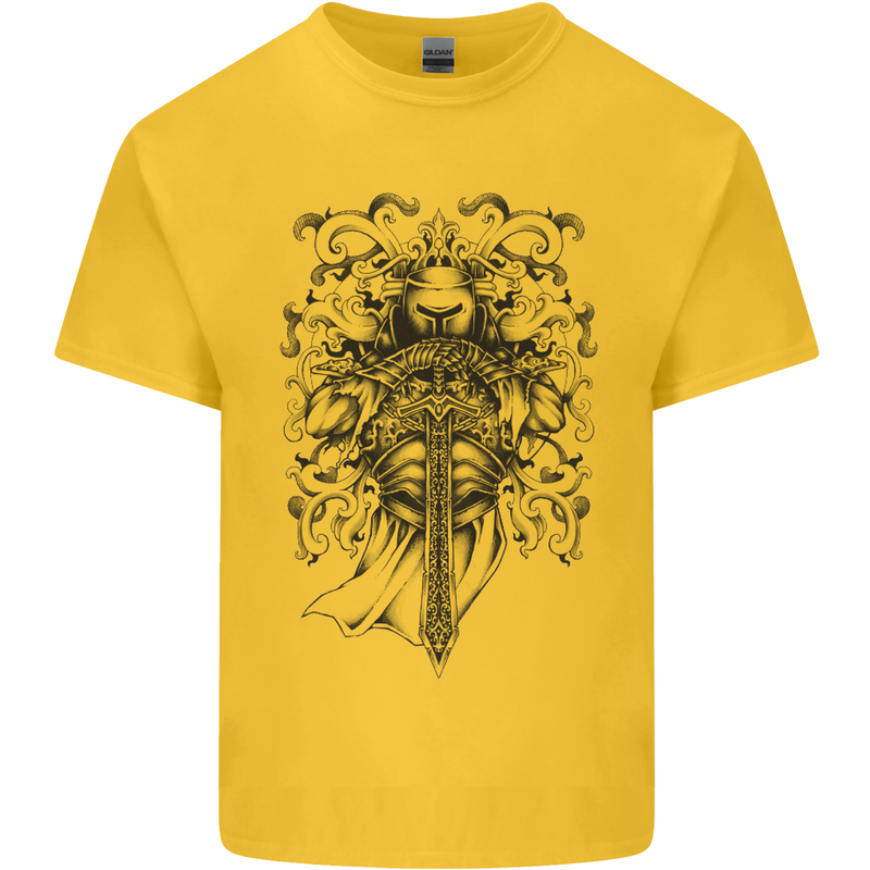 Teutonic Knight St. George's Day Crusader Kids T-Shirt Childrens Yellow