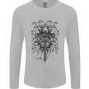 Teutonic Knight St. George's Day Crusader Mens Long Sleeve T-Shirt Sports Grey