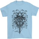 Teutonic Knight St. George's Day Crusader Mens T-Shirt Cotton Gildan Light Blue