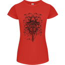 Teutonic Knight St. George's Day Crusader Womens Petite Cut T-Shirt Red