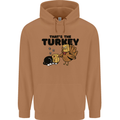 Thanks Giving Christmas Turkey Cat Mens 80% Cotton Hoodie Caramel Latte