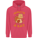 Thanksgiving Christmas Turkey I'm a Cat Childrens Kids Hoodie Heliconia