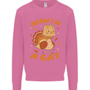 Thanksgiving Christmas Turkey I'm a Cat Mens Sweatshirt Jumper Azalea