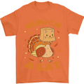 Thanksgiving Christmas Turkey I'm a Cat Mens T-Shirt 100% Cotton Orange
