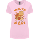 Thanksgiving Christmas Turkey I'm a Cat Womens Wider Cut T-Shirt Light Pink