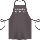 That's how I Roll Bike Fun Cyclist Funny Cotton Apron 100% Organic Dark Grey