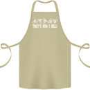 That's how I Roll Bike Fun Cyclist Funny Cotton Apron 100% Organic Khaki