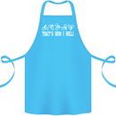 That's how I Roll Bike Fun Cyclist Funny Cotton Apron 100% Organic Turquoise