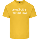 That's how I Roll Bike Fun Cyclist Funny Kids T-Shirt Childrens Yellow