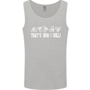 That's how I Roll Bike Fun Cyclist Funny Mens Vest Tank Top Sports Grey