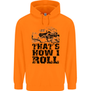 Thats How I Roll Role Playing Games RPG Childrens Kids Hoodie Orange