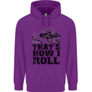 Thats How I Roll Role Playing Games RPG Childrens Kids Hoodie Purple