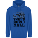 Thats How I Roll Role Playing Games RPG Childrens Kids Hoodie Royal Blue