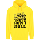 Thats How I Roll Role Playing Games RPG Childrens Kids Hoodie Yellow