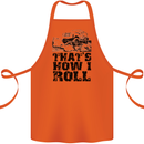 Thats How I Roll Role Playing Games RPG Cotton Apron 100% Organic Orange