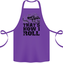 Thats How I Roll Role Playing Games RPG Cotton Apron 100% Organic Purple