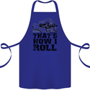 Thats How I Roll Role Playing Games RPG Cotton Apron 100% Organic Royal Blue