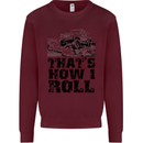 Thats How I Roll Role Playing Games RPG Kids Sweatshirt Jumper Maroon