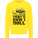 Thats How I Roll Role Playing Games RPG Kids Sweatshirt Jumper Yellow
